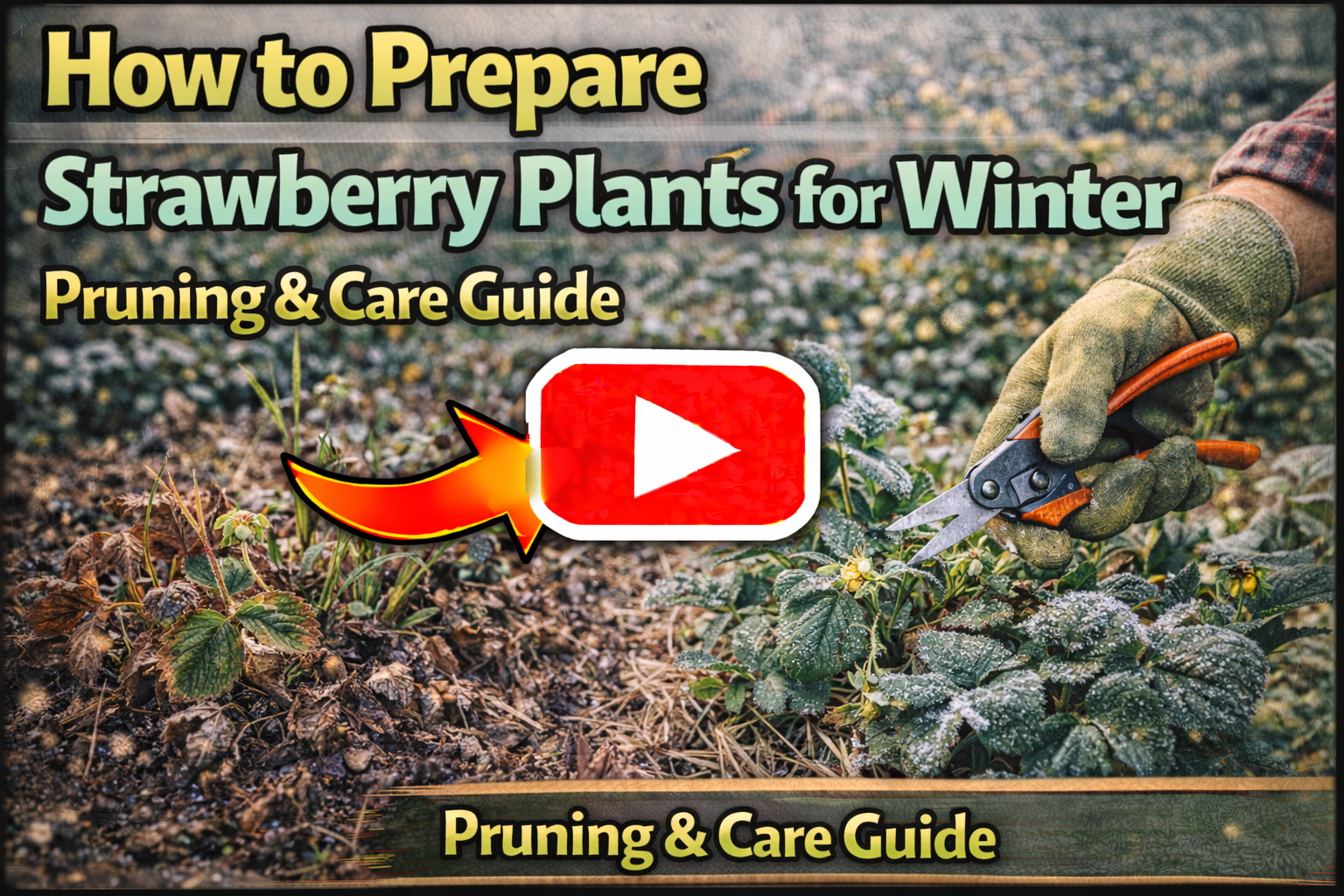 Video thumbnail for How to Prepare Strawberry Plants for Winter | Pruning & Care Guide