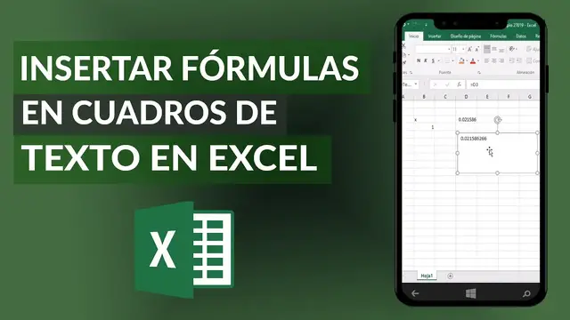 Video thumbnail for ¿Cómo insertar fórmulas en cuadros de texto en EXCEL paso a paso?