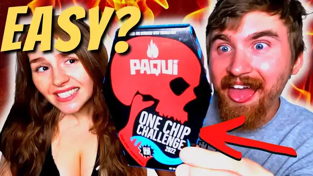 'Video thumbnail for Paqui ONE CHIP CHALLENGE 2022 (Not That Hot!!)'