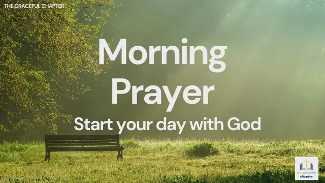 'Video thumbnail for Morning prayer - Start your day with God'