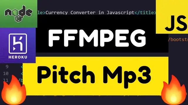 Video thumbnail for Node.js Express FFMPEG Mp3 Pitch and Tempo Changer Web App Deployed to Heroku Full Project 2020