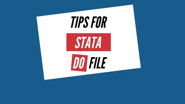 Video thumbnail for Most Important Tips to Use Stata Do File | Stata Tutorial