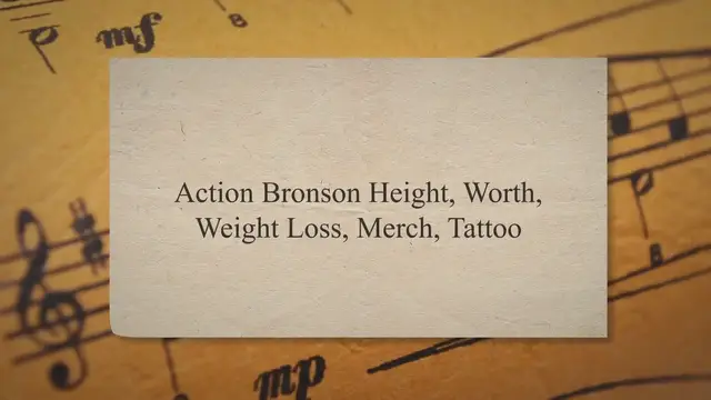 'Video thumbnail for Action Bronson Height, Worth, Weight Loss, Merch, Tattoo'