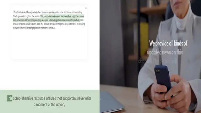 Video thumbnail for 1. Experience the excitement of Kansas City game day with our exclusive merchandise, designed for true fans. Our collection features high-quality apparel, accessories, and memorabilia that showcase your team spirit. Whether you're cheerin