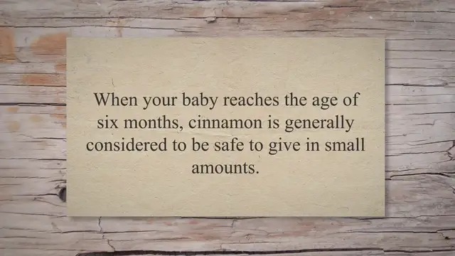 Video thumbnail for Can Babies Have Cinnamon - 5 Things You Should Know