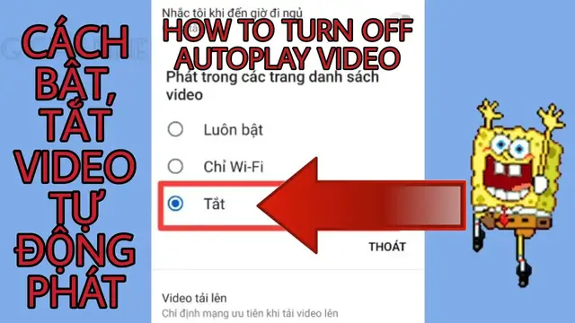 Video thumbnail for Cách bật tắt tính năng tự động phát video trên youtube bằng điện thoại | Vũ Giang Channel