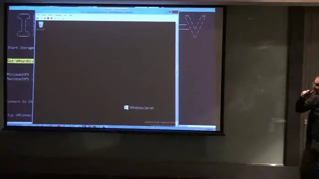 Video thumbnail for Demo: Hyper-V Storage QoS