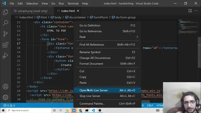 Video thumbnail for Javascript PDFMake.js Example to Convert Dynamic Raw HTML Template to PDF Document in Browser
