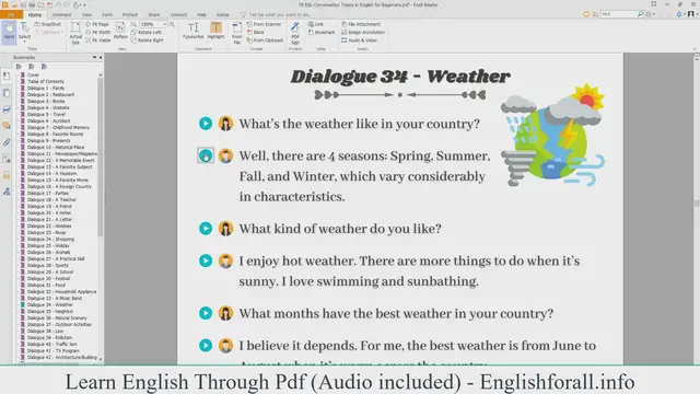 Video thumbnail for English Conversation About Weather