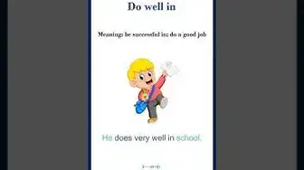 Video thumbnail for Do well in meaning | do well in sentences | Common English Idioms #shorts