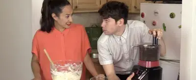 'Video thumbnail for Backstage Bite with Katie Lynch: Noah Galvin Gets Obsessed with Oreo Pie!'