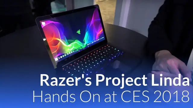Video thumbnail for Razer Shows Off Project Linda At CES 2018