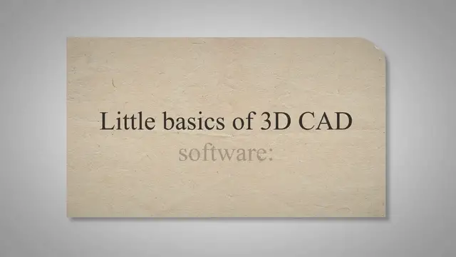 Video thumbnail for Overview of Solid modeling using Pro-Engineer