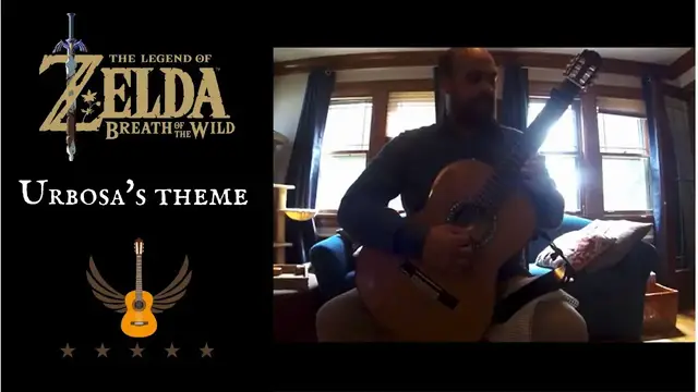 'Video thumbnail for Urbosa's Theme Guitar | Zelda Guitar Cover | BOTW (Tabs)'