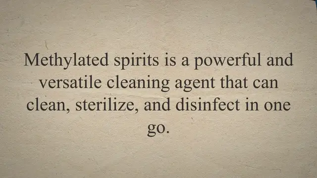 'Video thumbnail for Methylated Spirits - An Amazing Cleaner You Should Be Using'
