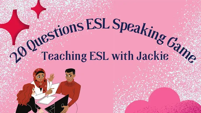 Video thumbnail for ESL Speaking Game: 20 Questions | 20 Questions For TEFL Students of All Ages and Levels