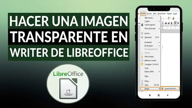 Video thumbnail for ¿Cómo hacer una imagen transparente en WRITER de LIBREOFFICE fácilmente?