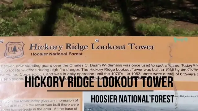Video thumbnail for Hickory Ridge Lookout Tower