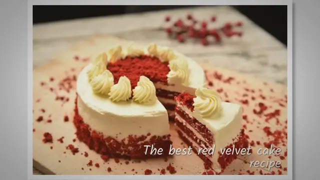 'Video thumbnail for The best red velvet cake recipe'