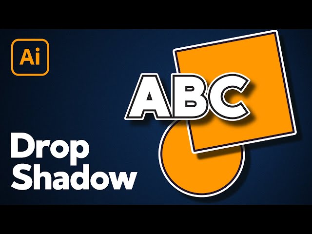 Video thumbnail for How to Add Drop Shadow in Illustrator