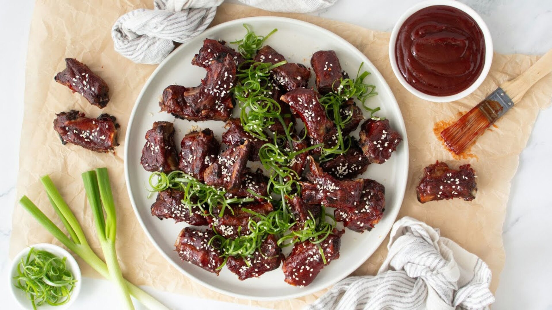 Video thumbnail for Sweet And Spicy Gochujang Pork Riblets Recipe