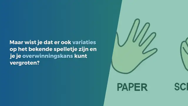 Video thumbnail for Steen Papier Schaar: Basisuitleg, Variaties & Tips