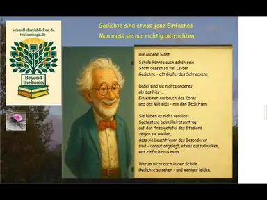 'Video thumbnail for Gedichte - ganz entspannt betrachtet - nichts als Beobachtungen, Gefühle und Gedanken'