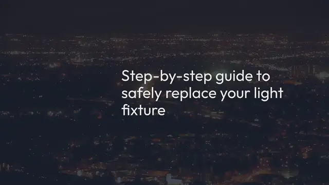 Video thumbnail for Replacing Light Fixtures