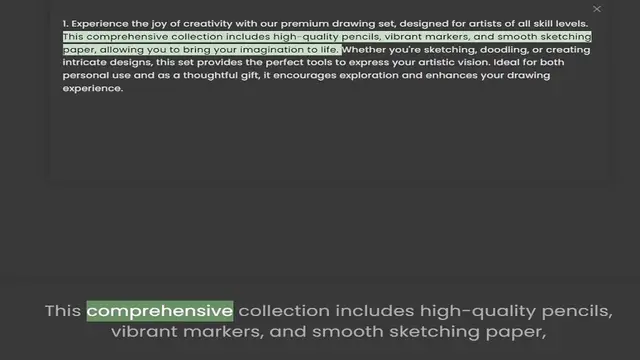 Video thumbnail for This comprehensive collection includes high-quality pencils, vibrant markers, and smooth sketching paper, allowing you to bring your imagination to life. Whether you're sketching, doodling, or creating intricate designs, this set provides