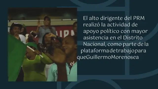 Video thumbnail for Wellington Arnaud consolida apoyo político para Guillermo Moreno en DN: