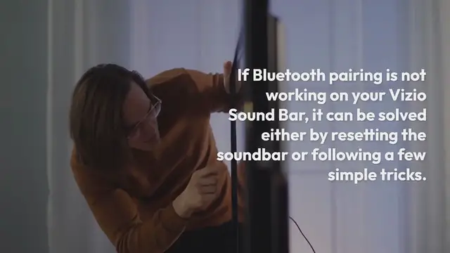 Video thumbnail for Bluetooth Pairing Not Working on Vizio Sound Bar Solved