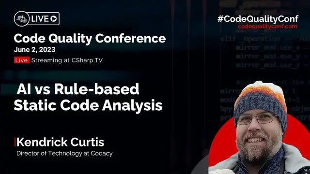 Video thumbnail for AI vs Rule-based Static Code Analysis by Kendrick Curtis | Code Quality Conference 2023