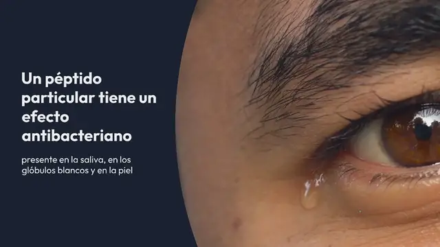 Video thumbnail for Tus lágrimas pueden ser antibióticos según lo aseguran estudios