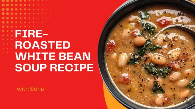 Video thumbnail for Fire-Roasted White Bean Soup Recipe – Healthy and Easy to Make