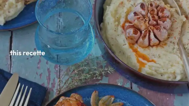 Video thumbnail for MASHED POTATOES WITH ROASTED GARLIC, HAZELNUT BUTTER AND THYME