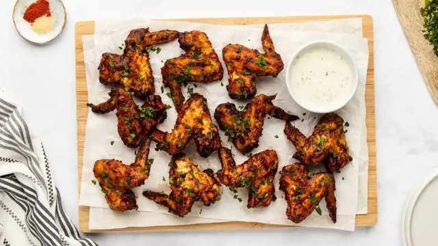 Video thumbnail for These Sweet & Tangy Air Fryer BBQ Wings Are Better Than Takeout