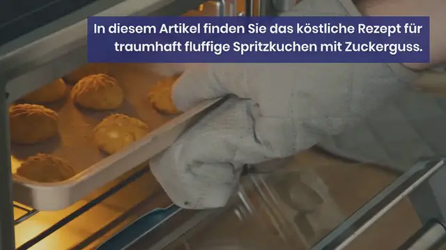 Video thumbnail for Rezept: Traumhaft fluffige Spritzkuchen mit Zuckerguss