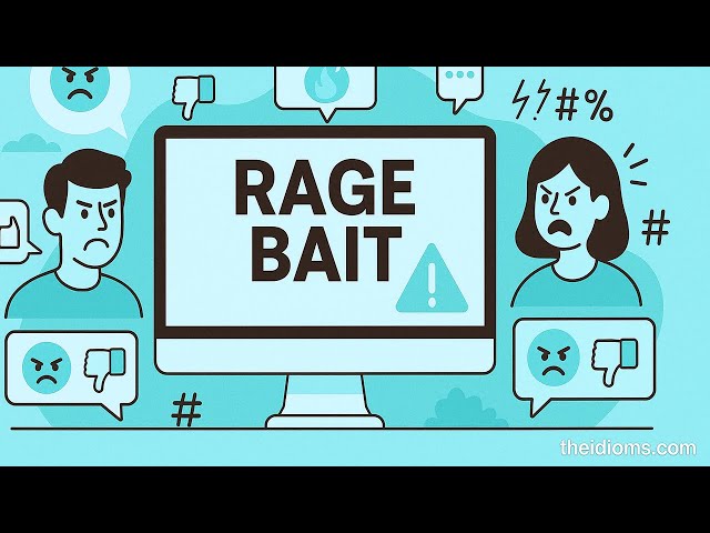Video thumbnail for Rage Bait #Meaning #idioms #definition #pronunciation #idioms #englishlanguage #history #origin