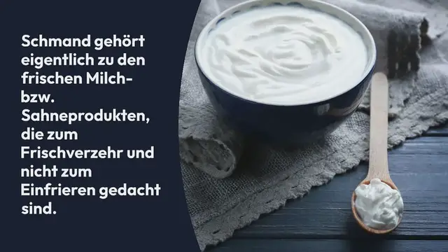 Video thumbnail for Kann man Schmand einfrieren?