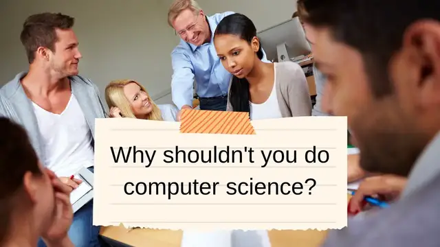 Video thumbnail for Why shouldn't you do computer science? Video blog