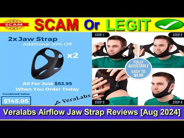 Video thumbnail for Veralabs Airflow Jaw Strap Reviews (Aug 2024) Is It A Worthful Product ! Product Review