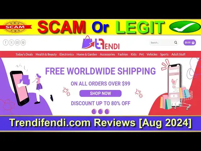 Video thumbnail for Trendifendi Reviews (Aug 2024) - Is Trendifendi.Com A Scam Or Legit Site? Find Out! | Product Review