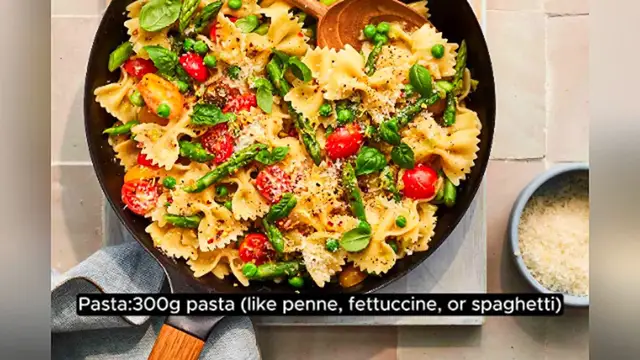 Video thumbnail for Garden Fresh Pasta Primavera