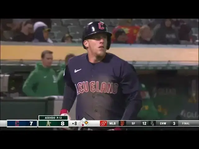 'Video thumbnail for Amed Rosario BELTS a RBI Sacrifice-Fly, Scoring Myles Straw! | Cleveland Guardians | 4/3/2023'