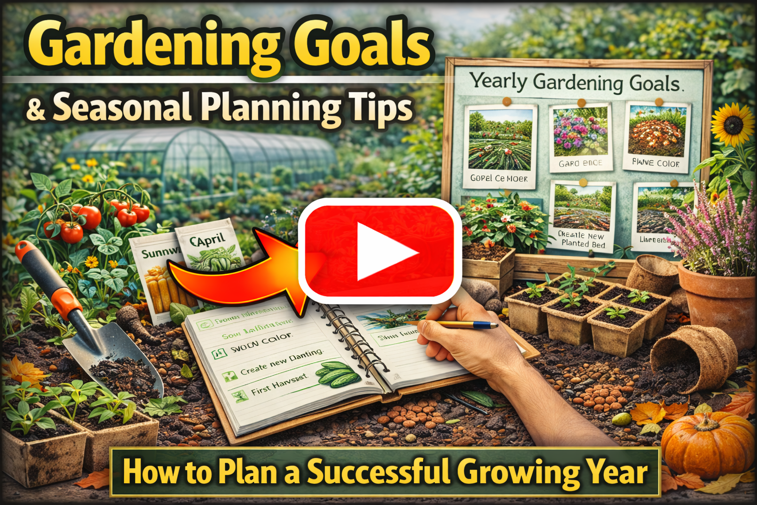 Video thumbnail for Gardening Goals & Seasonal Planning Tips | How to Plan a Successful Growing Year
