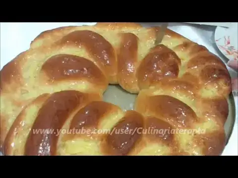 Video thumbnail for Rosca Doce Trançada e Recheada com Creme de Confeiteiro e Trançada