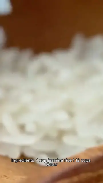 Video thumbnail for jasmine rice recipe
