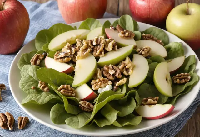 Video thumbnail for Apple Walnut Salad Recipe