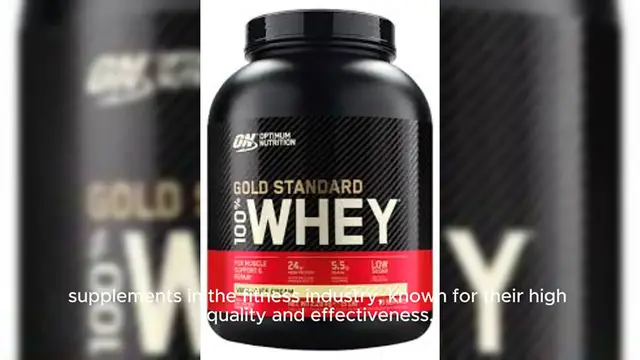 Video thumbnail for Optimum Nutrition (Gold Standard Whey, Isolate)