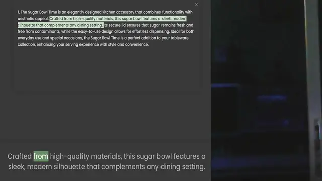 Video thumbnail for 1. The Sugar Bowl Time is an elegantly designed kitchen accessory that combines functionality with aesthetic appeal. Crafted from high-quality materials, this sugar bowl features a sleek, modern silhouette that complements any dining sett